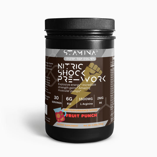 Nitric Shock Pre-Workout Powder (Fruit Punch)