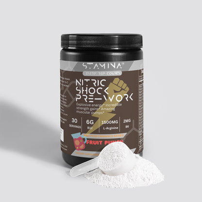 Nitric Shock Pre-Workout Powder (Fruit Punch)