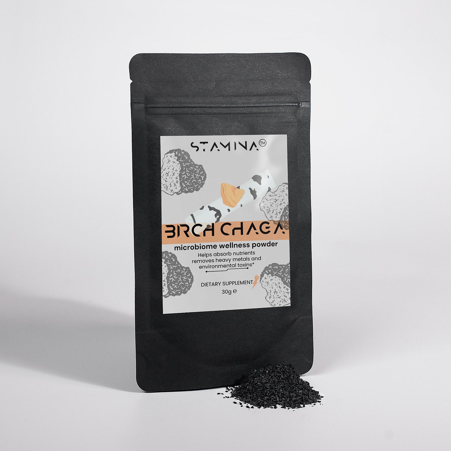 Birch Chaga Microbiome Wellness Powder