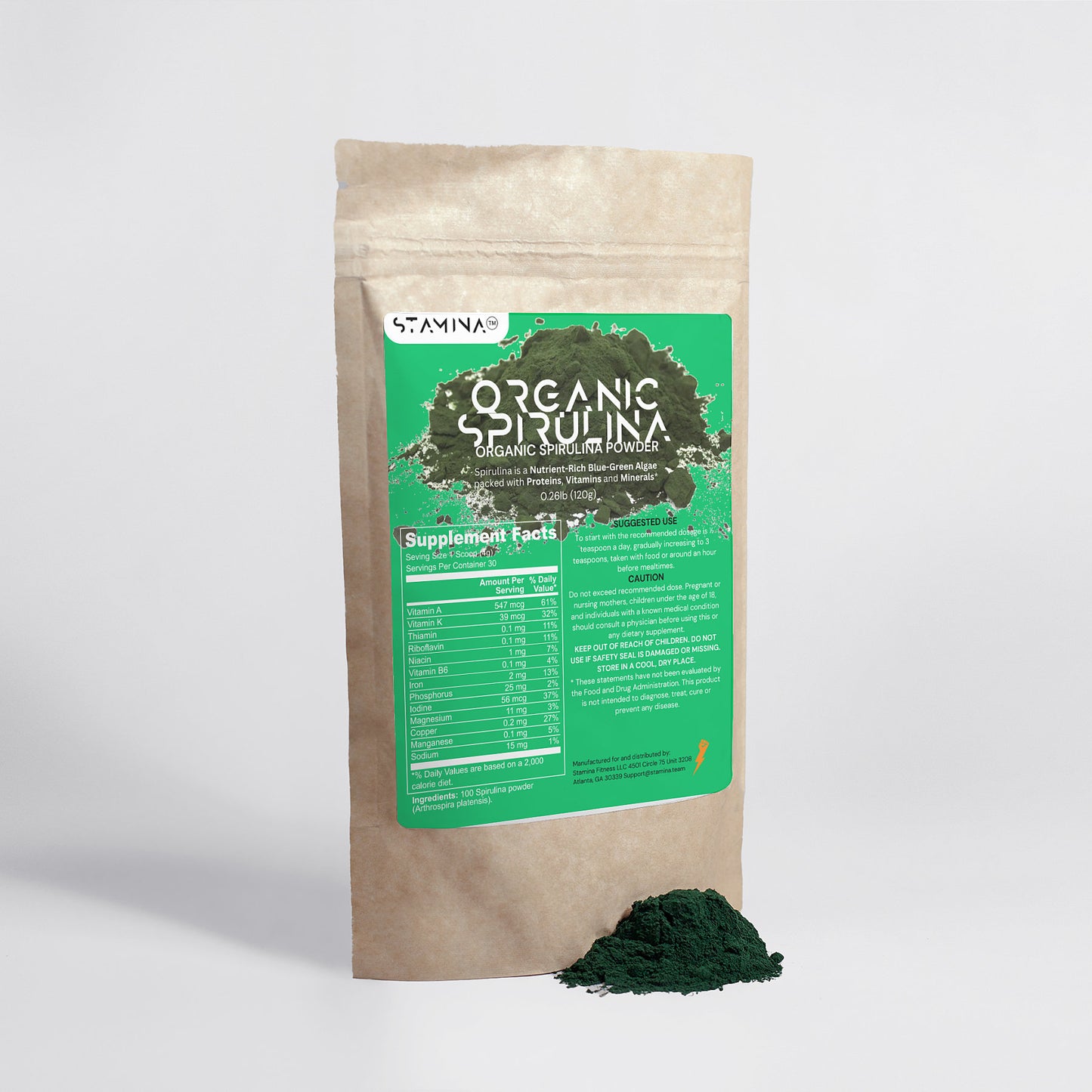 Organic Spirulina Powder