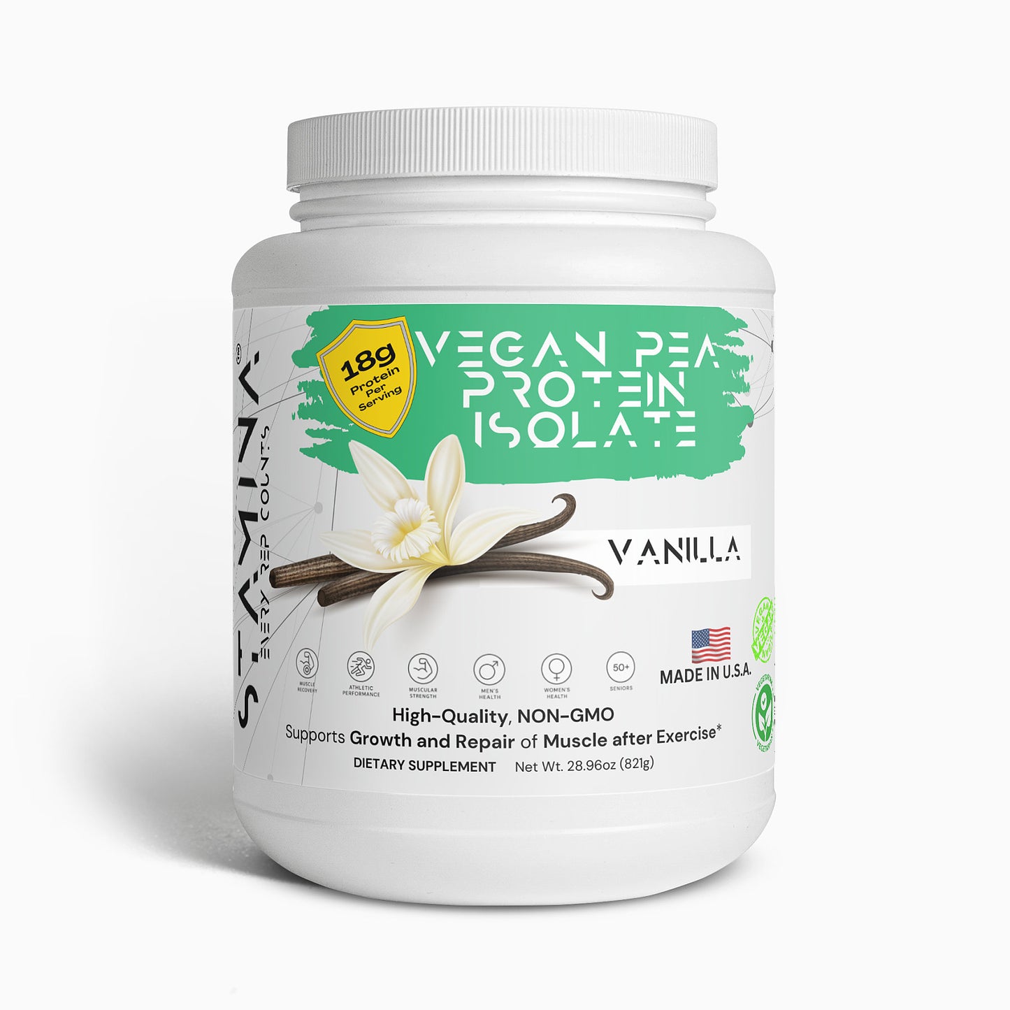 Vegan Pea Protein Isolate (Vanilla)