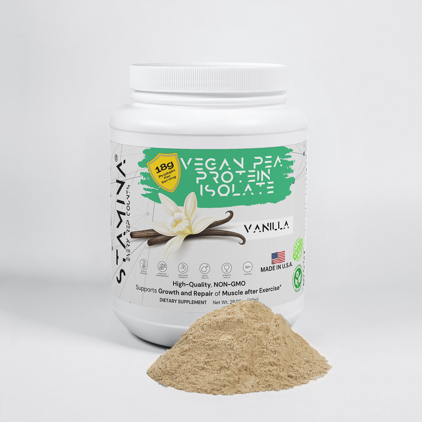 Vegan Pea Protein Isolate (Vanilla)