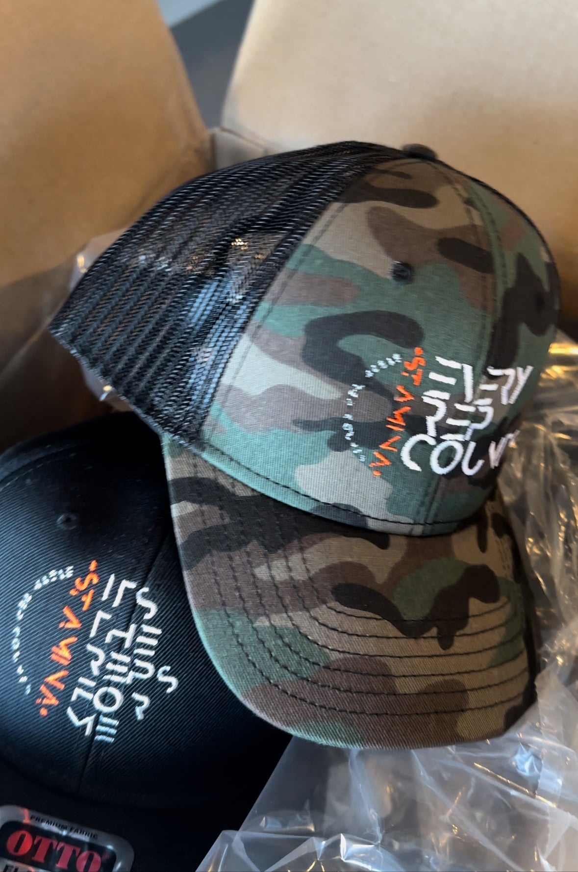 Every Rep Counts Camouflage trucker hat