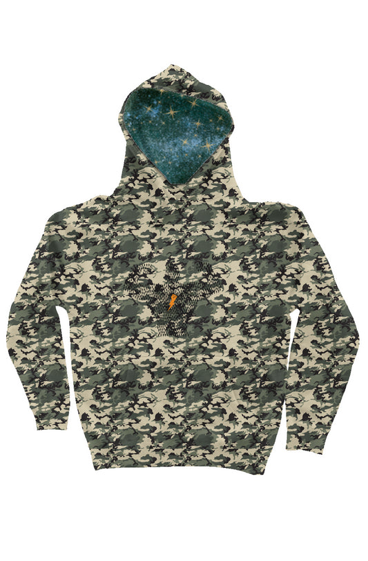 Muscle Man Camo Independent Heavyweight Hoodie