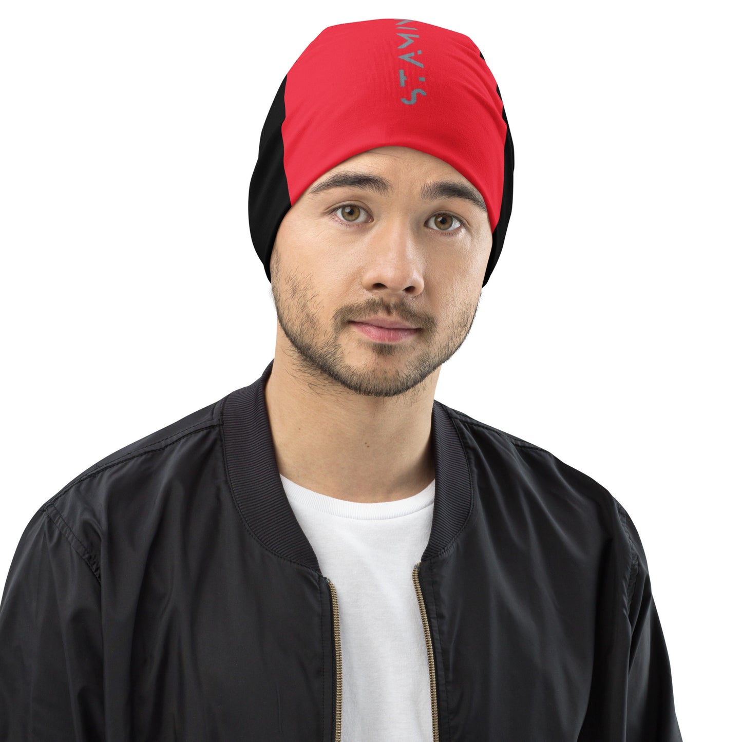 Black & Red Beanie