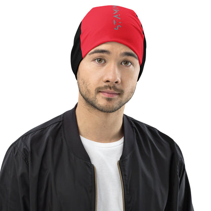 Black & Red Beanie