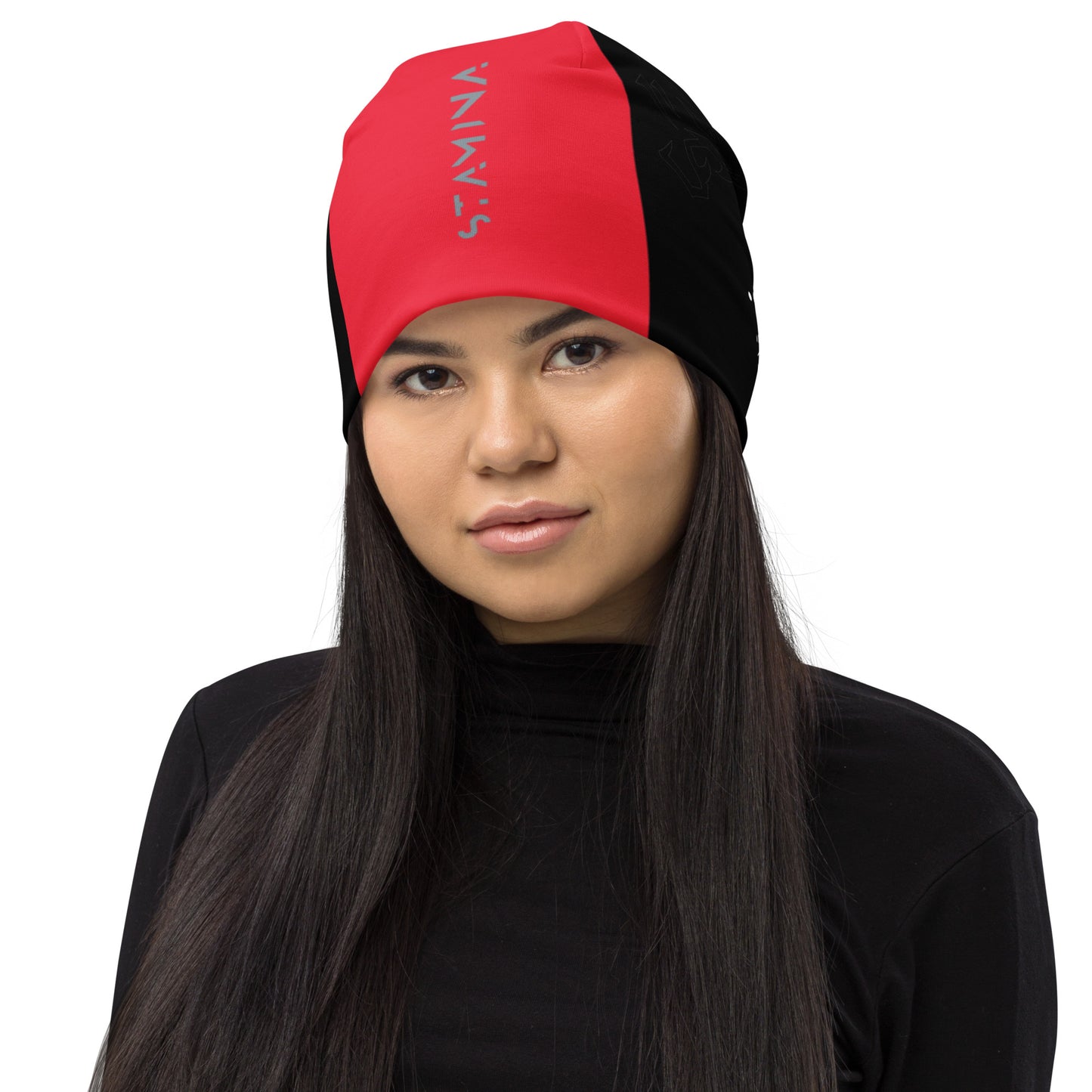 Black & Red Beanie