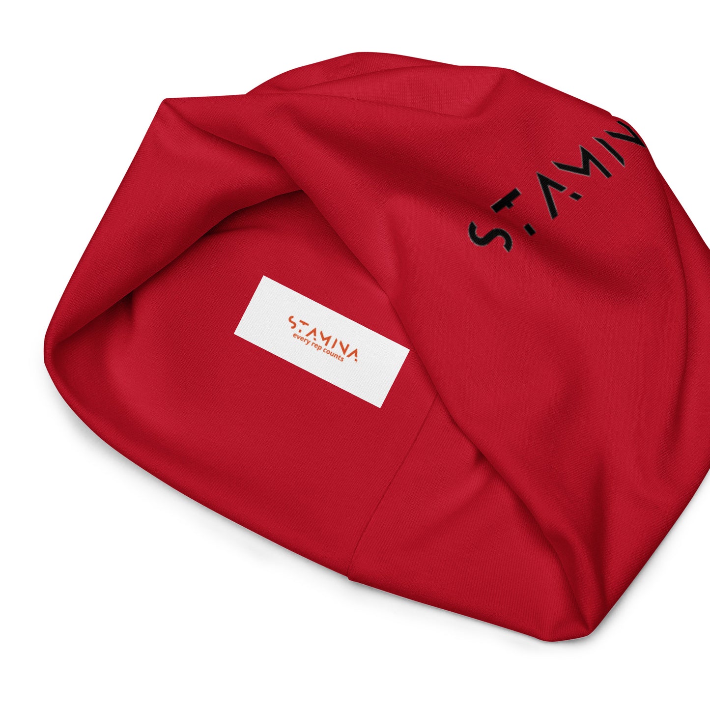 Red All-Over Print Beanie