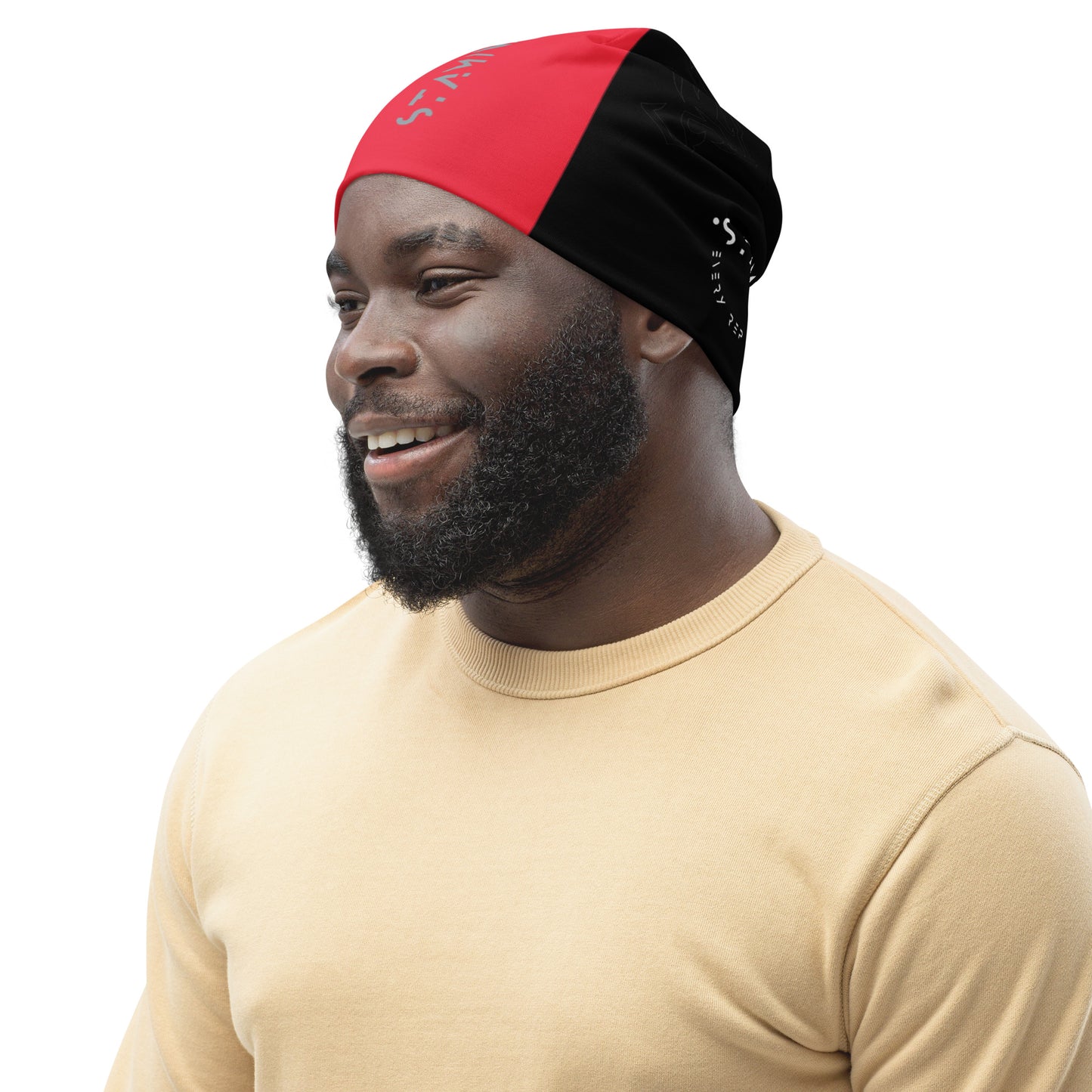 Black & Red Beanie