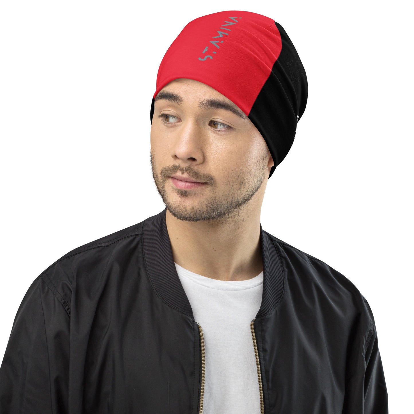 Black & Red Beanie