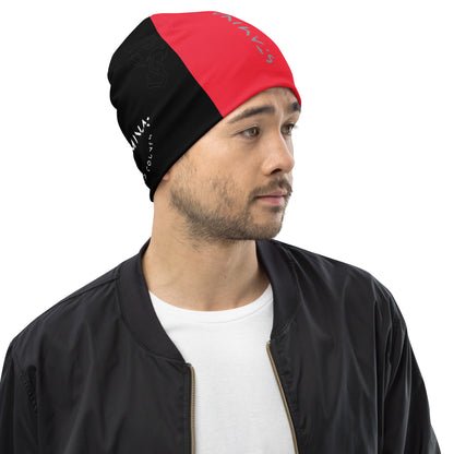 Black & Red Beanie