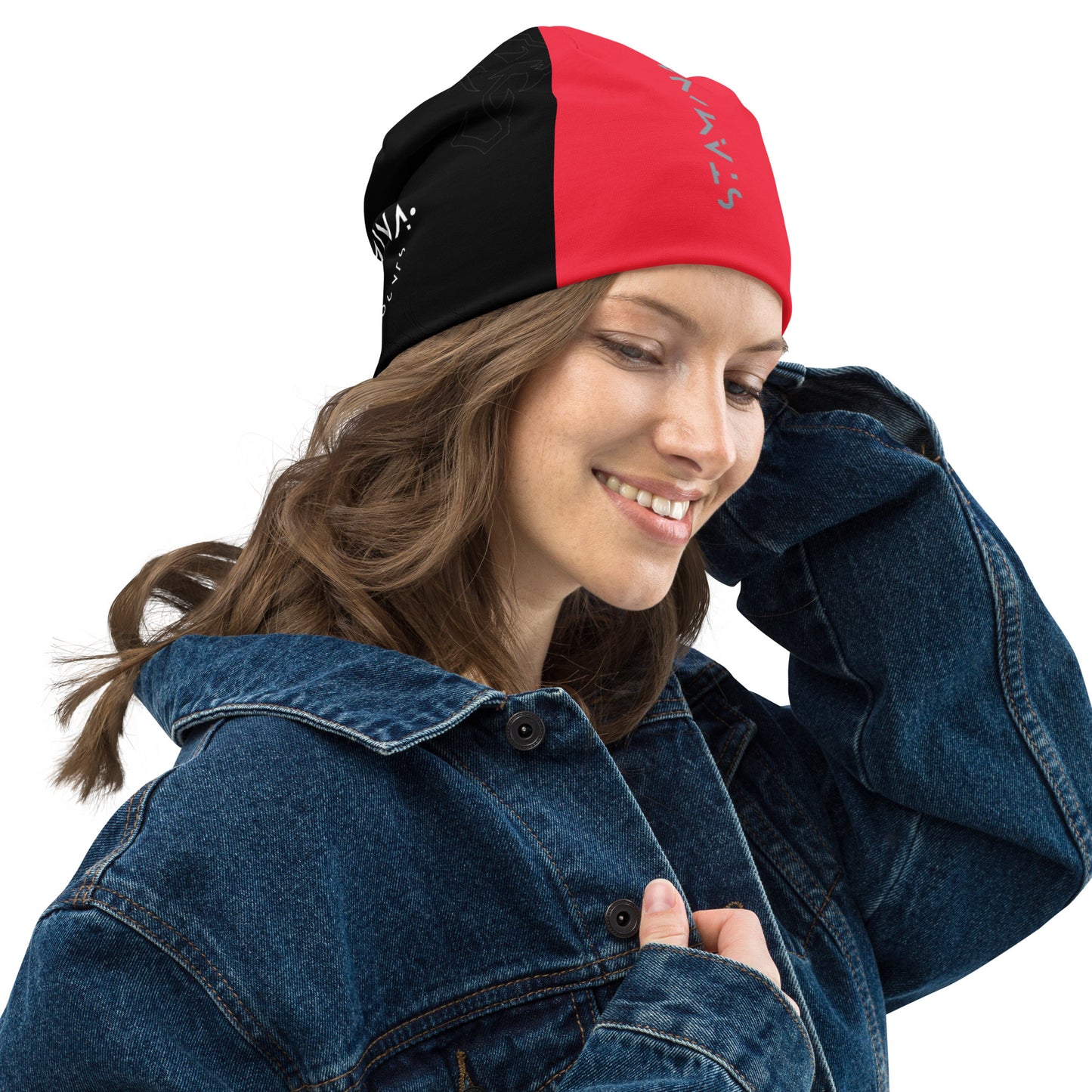 Black & Red Beanie