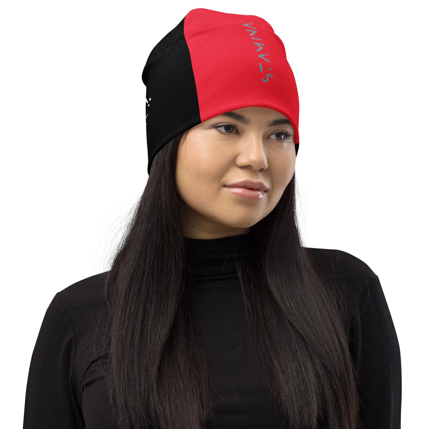 Black & Red Beanie