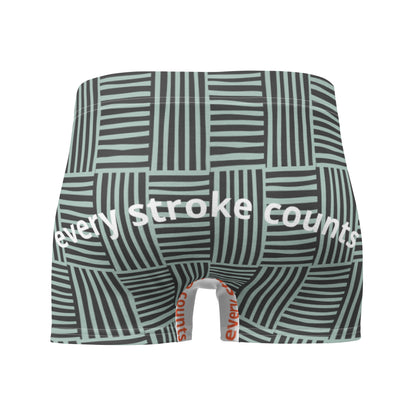 Black & Green Striped Boxer Briefs