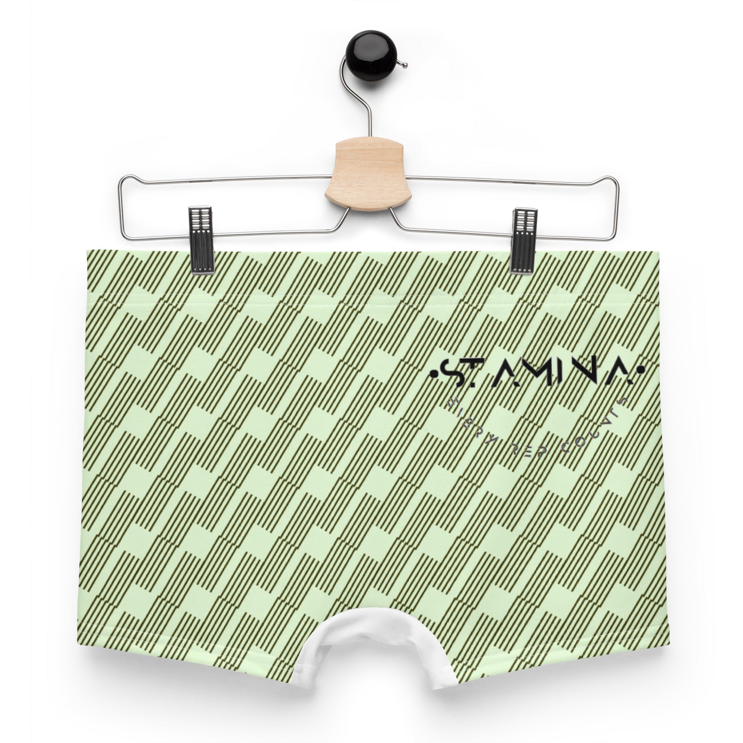 Green/Black & Gray Boxer Briefs