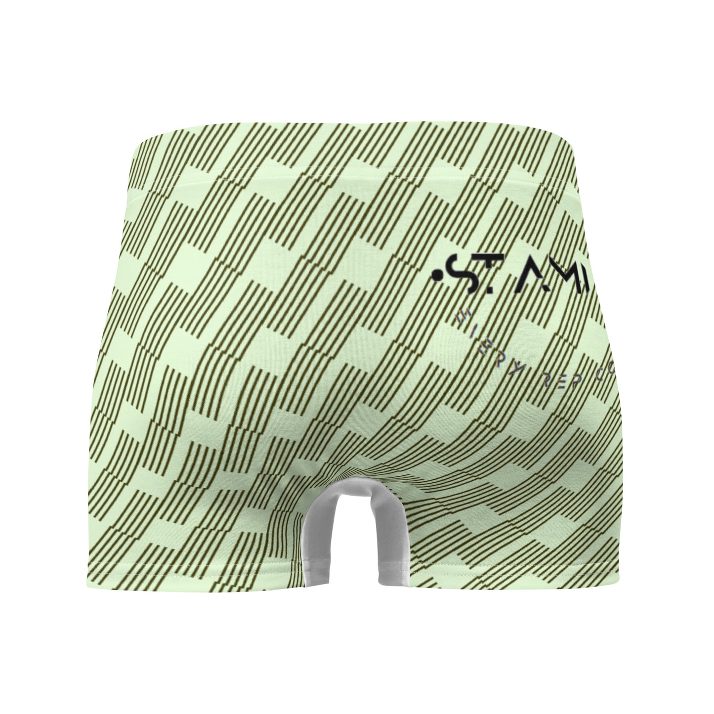 Green/Black & Gray Boxer Briefs