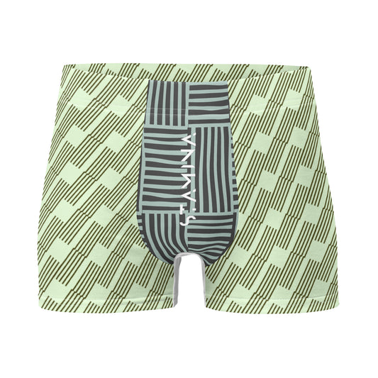 Green/Black & Gray Boxer Briefs