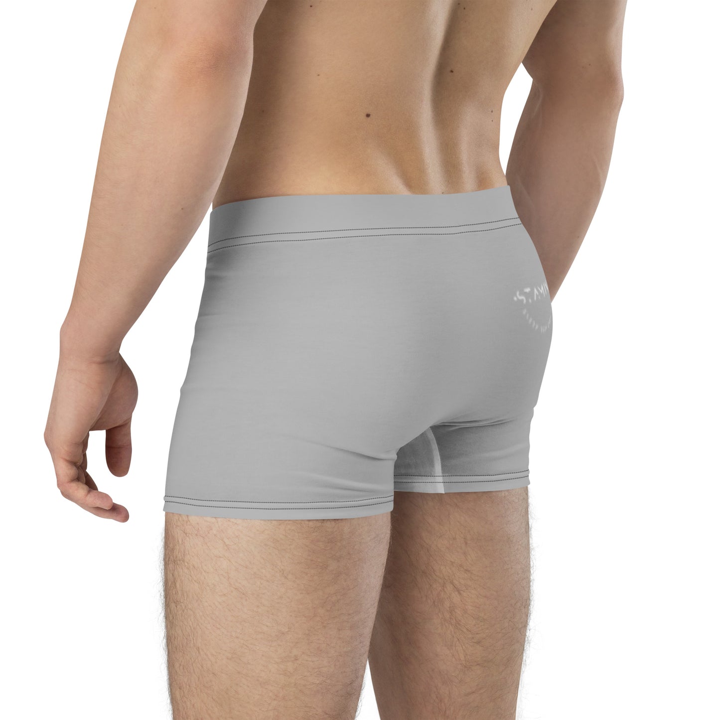 Gray/Red Boxer Briefs