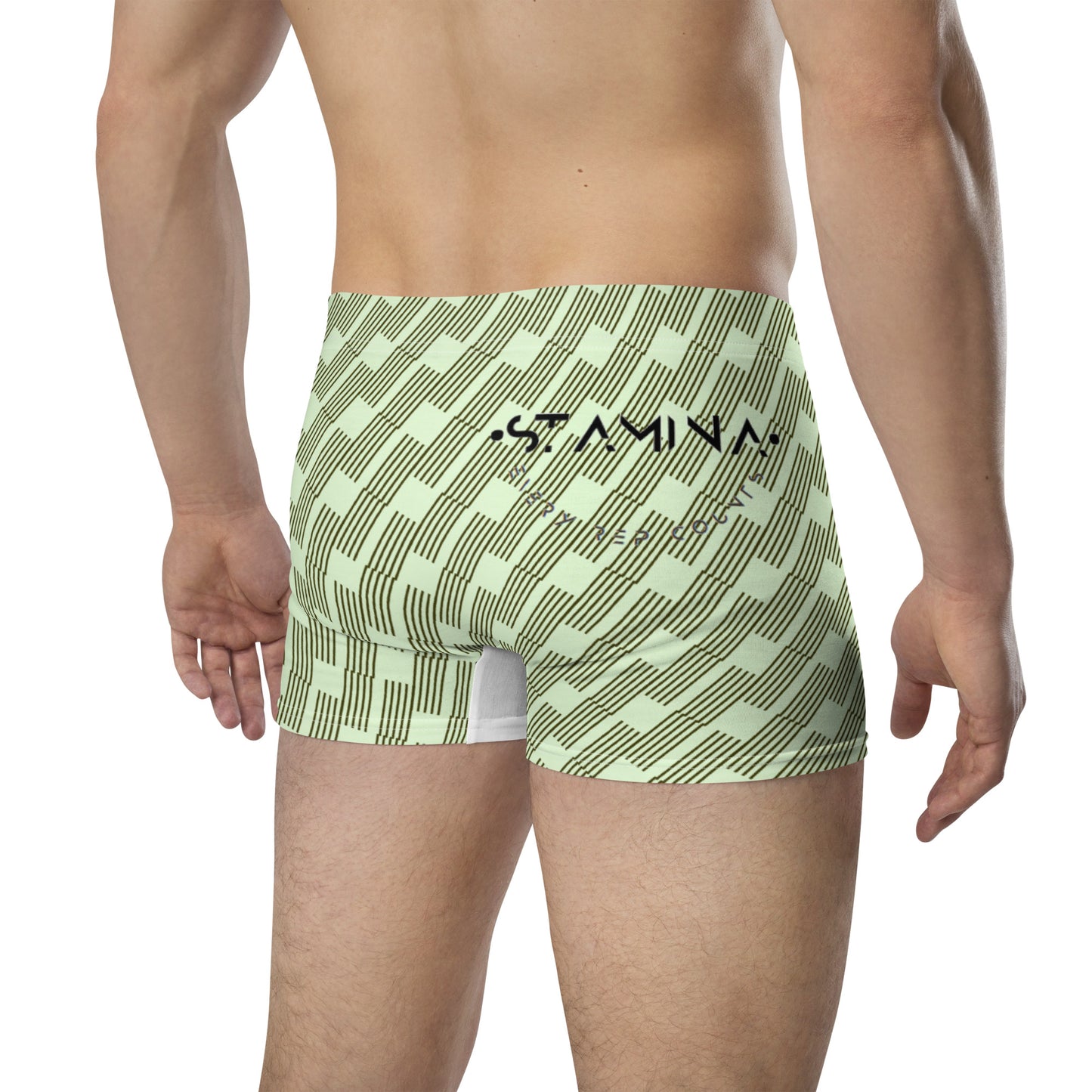 Green/Black & Gray Boxer Briefs