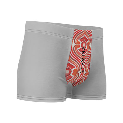 Gray/Red Boxer Briefs