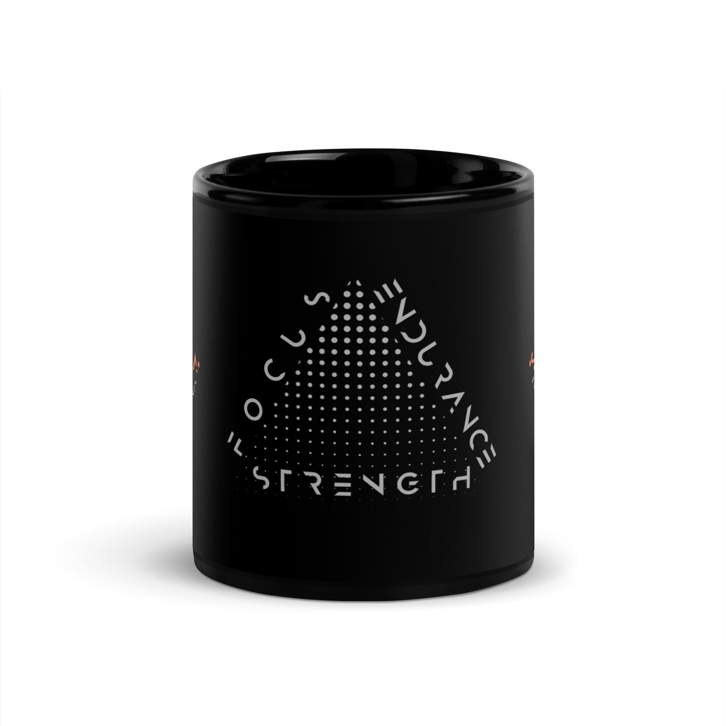 Focus Black Glossy Mug