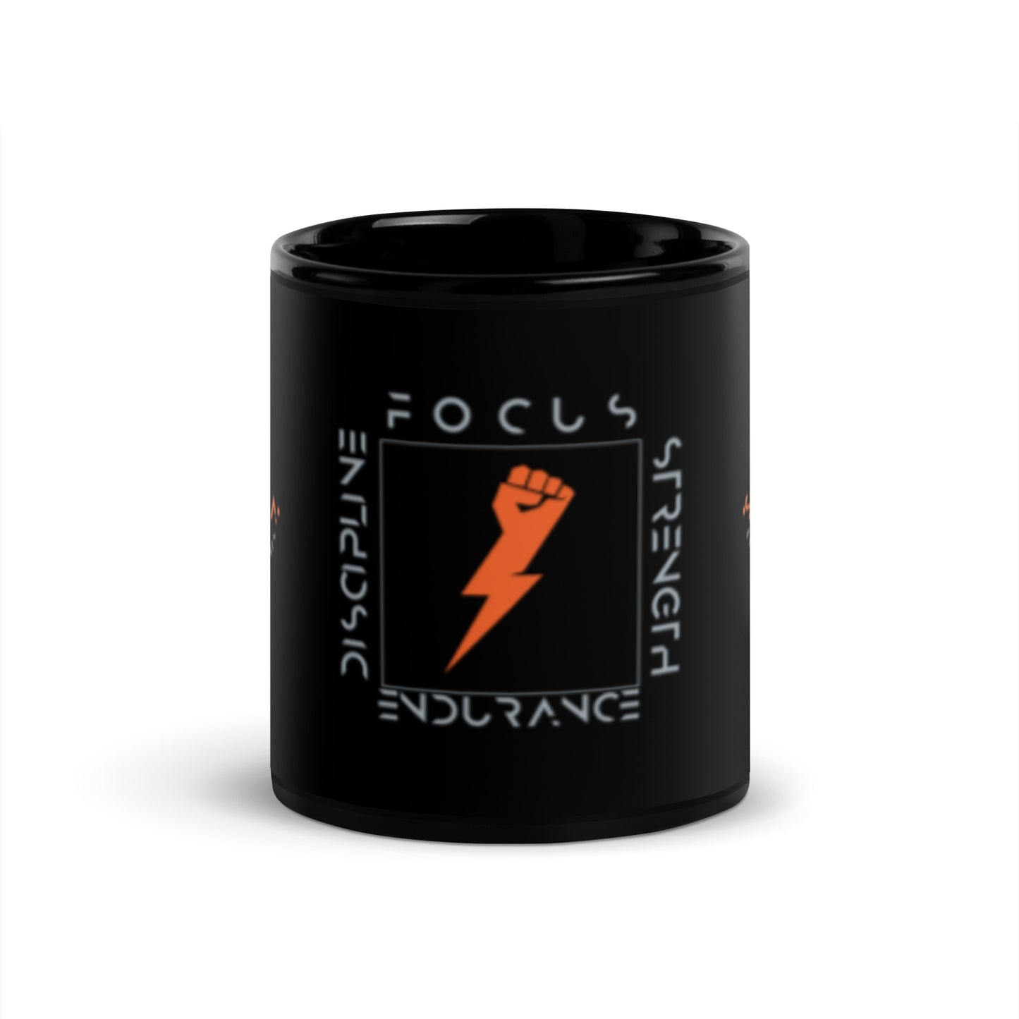 Focus Black Glossy Mug