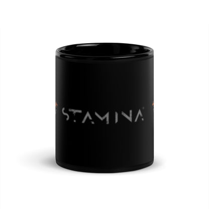 Stamina Black Glossy Mug