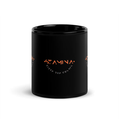 Stamina Black Glossy Mug