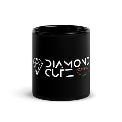 Diamond Cutz Black Glossy Mug