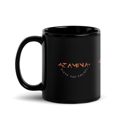 Stamina Black Glossy Mug