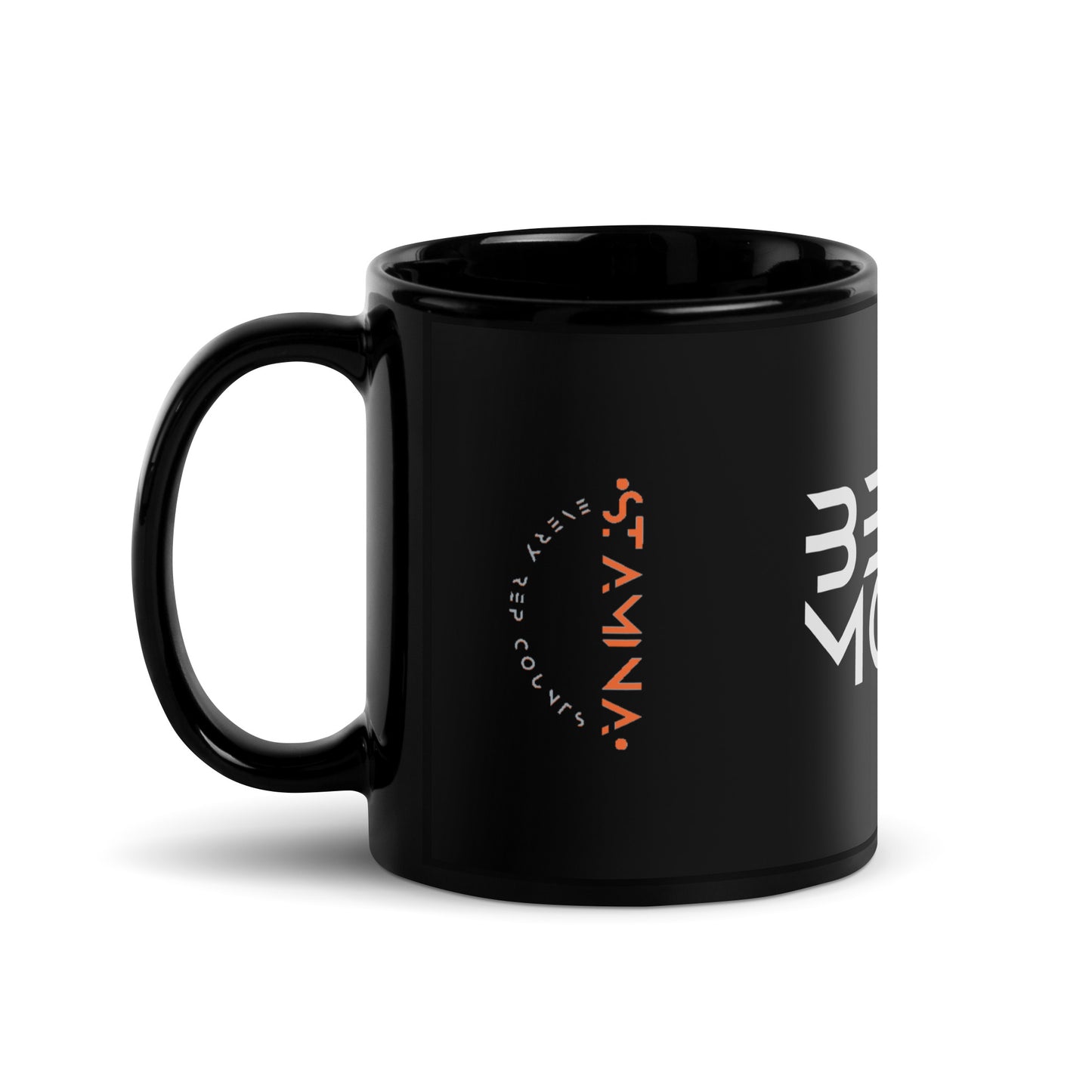 Beast Mode Black Glossy Mug