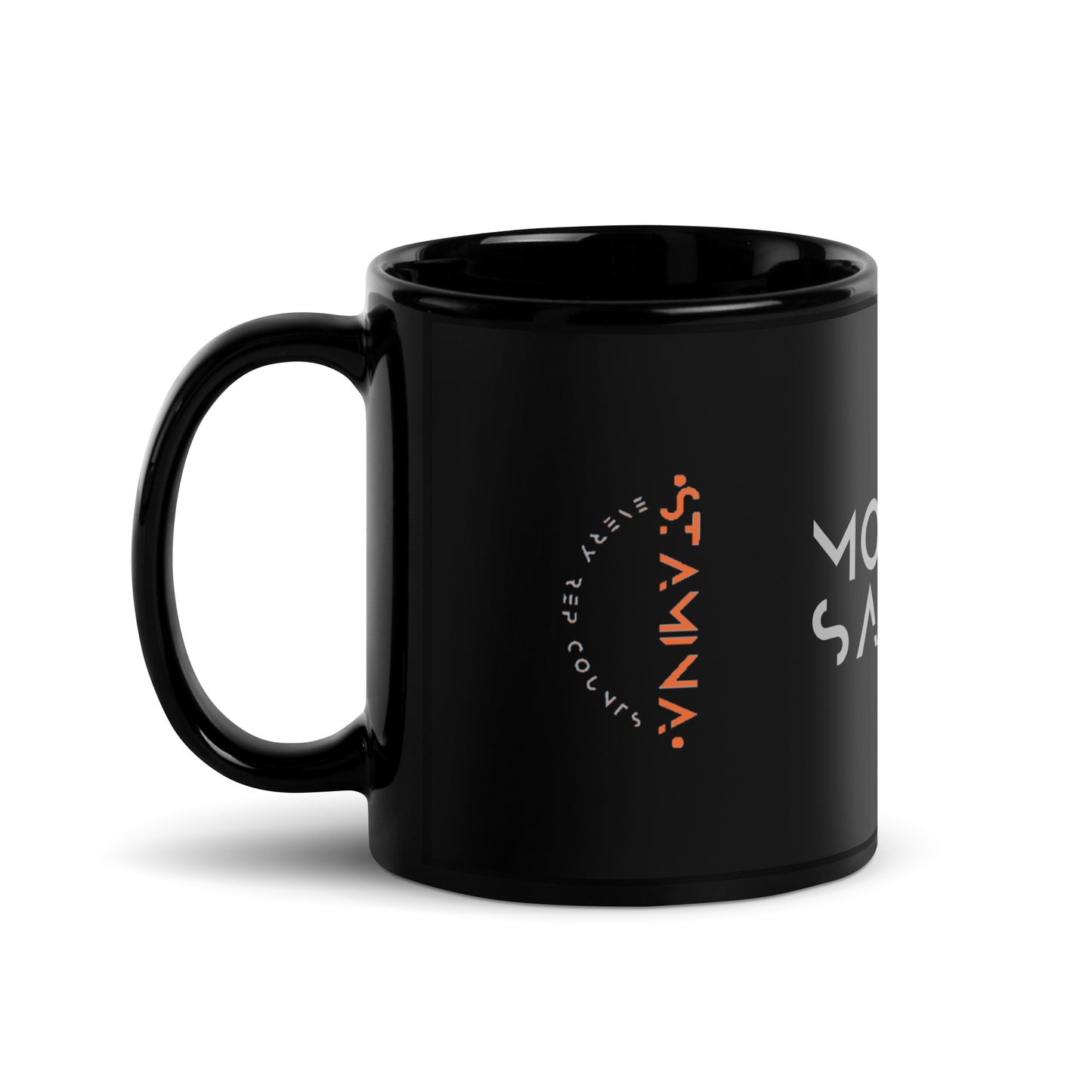 Modern Savage Black Glossy Mug