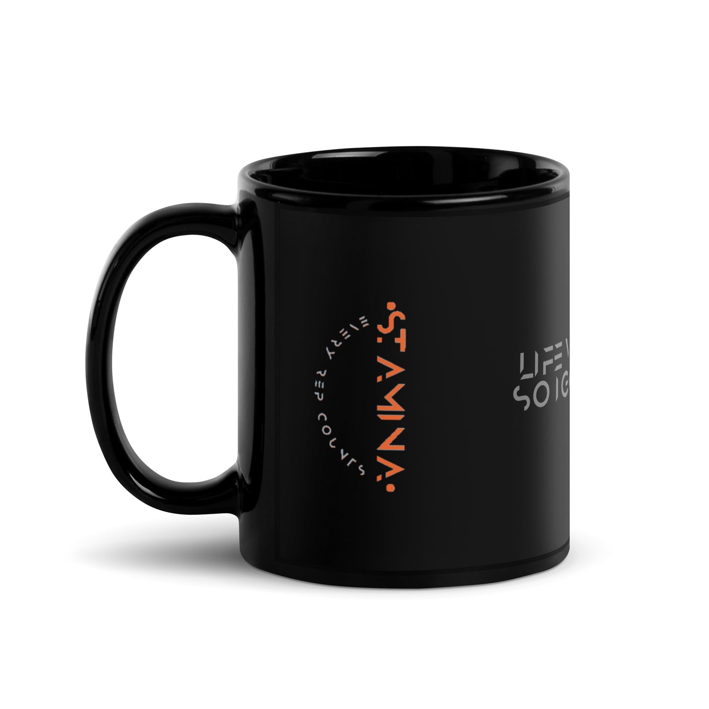 Life was cold so I got colder Black Glossy Mug