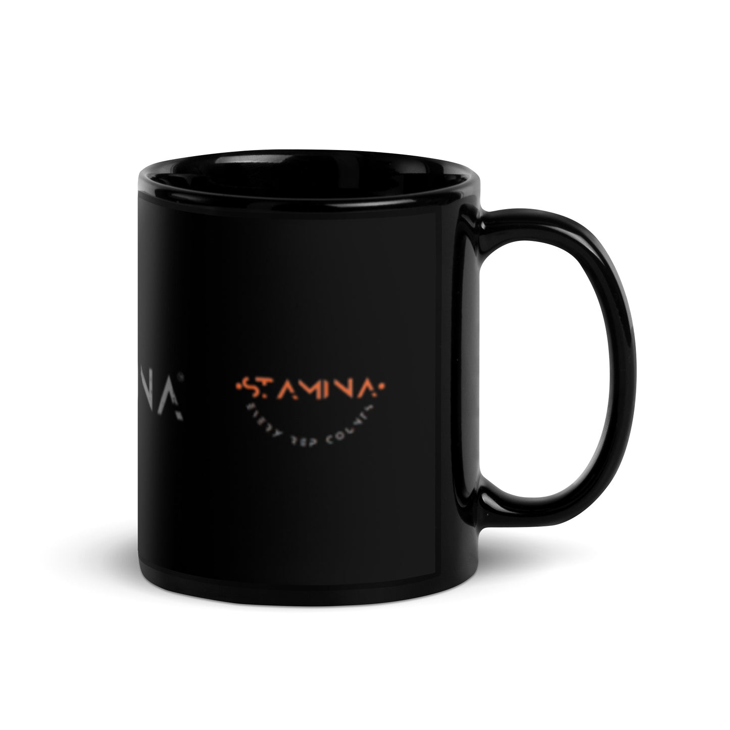 Stamina Black Glossy Mug