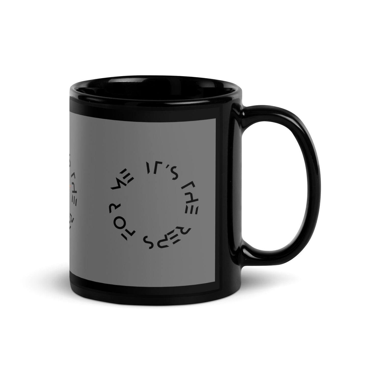 it's the reps for me Black Glossy Mug