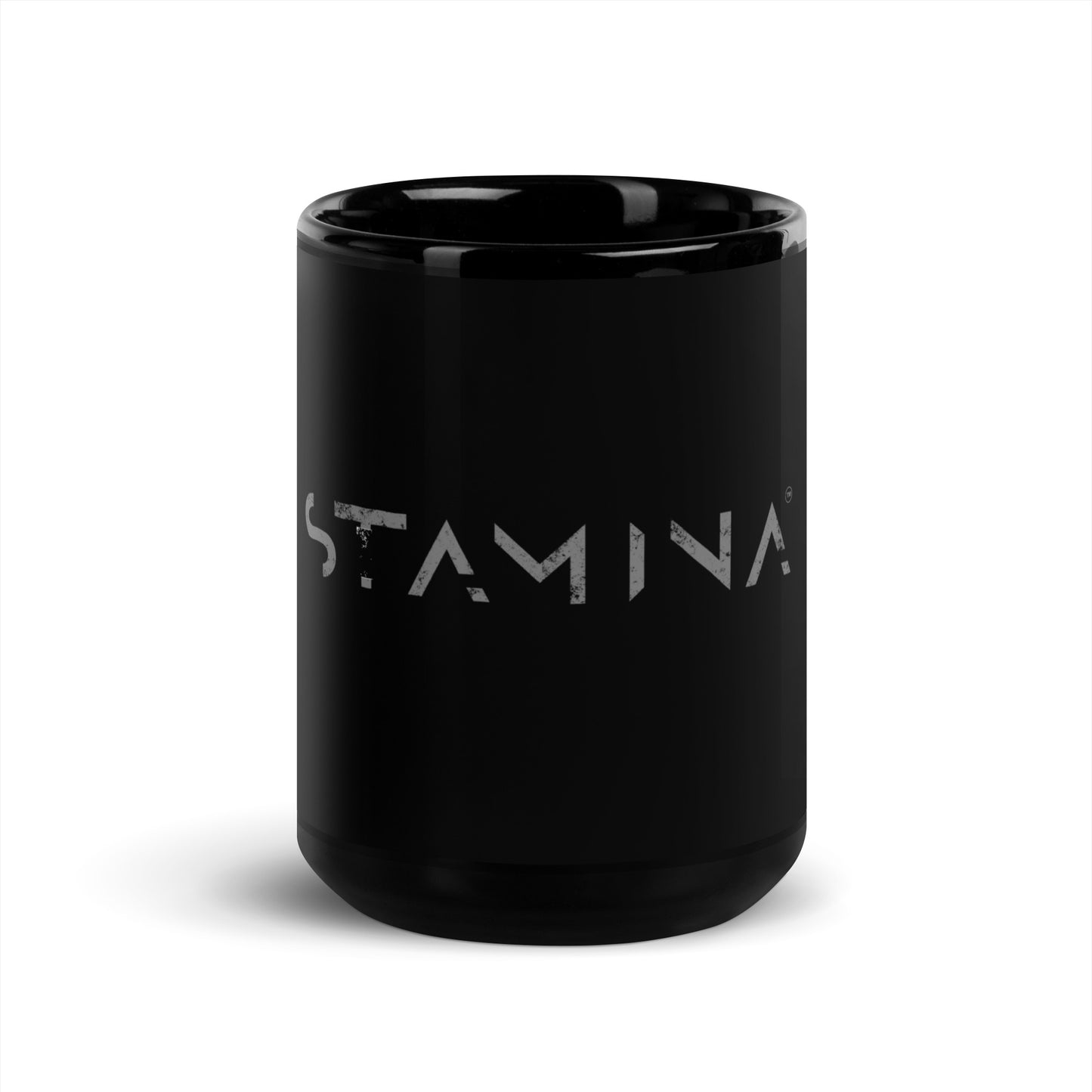 Stamina Black Glossy Mug