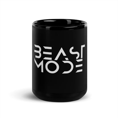 Beast Mode Black Glossy Mug