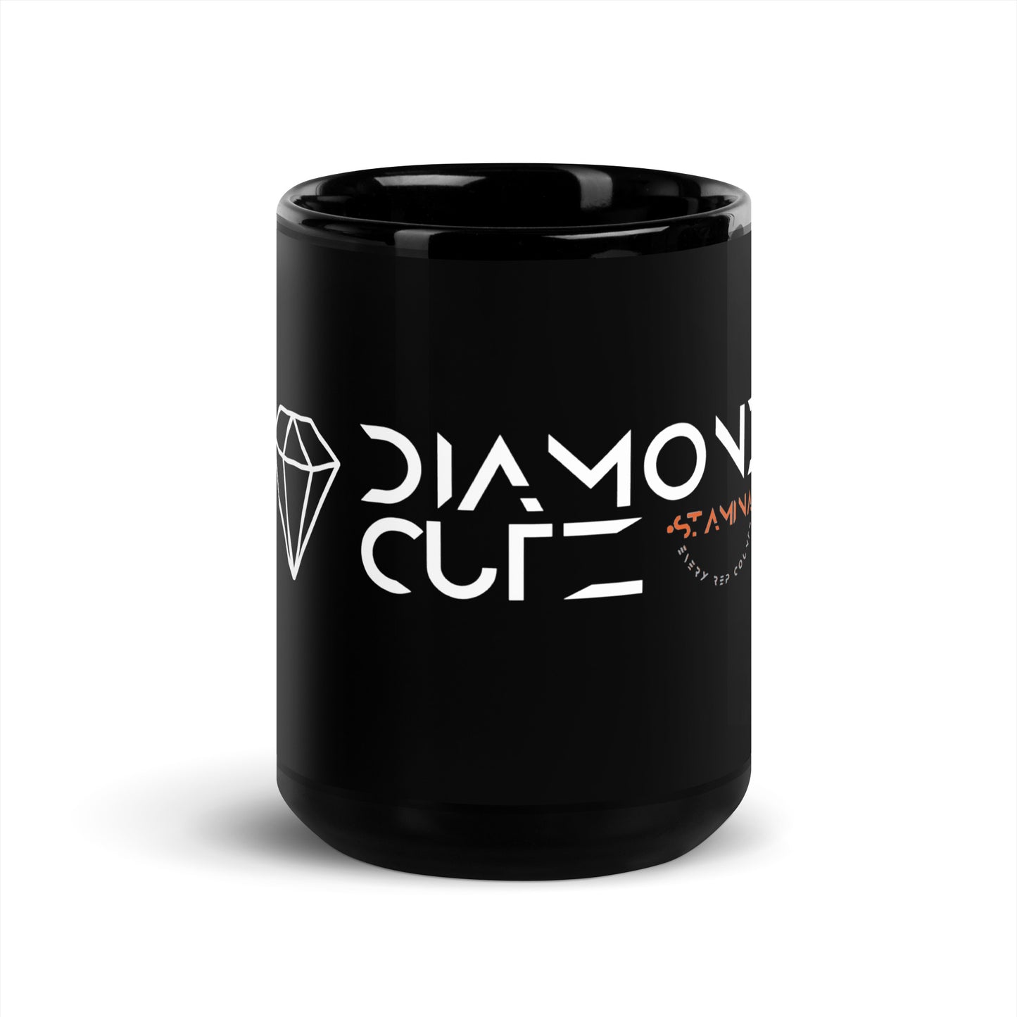 Diamond Cutz Black Glossy Mug