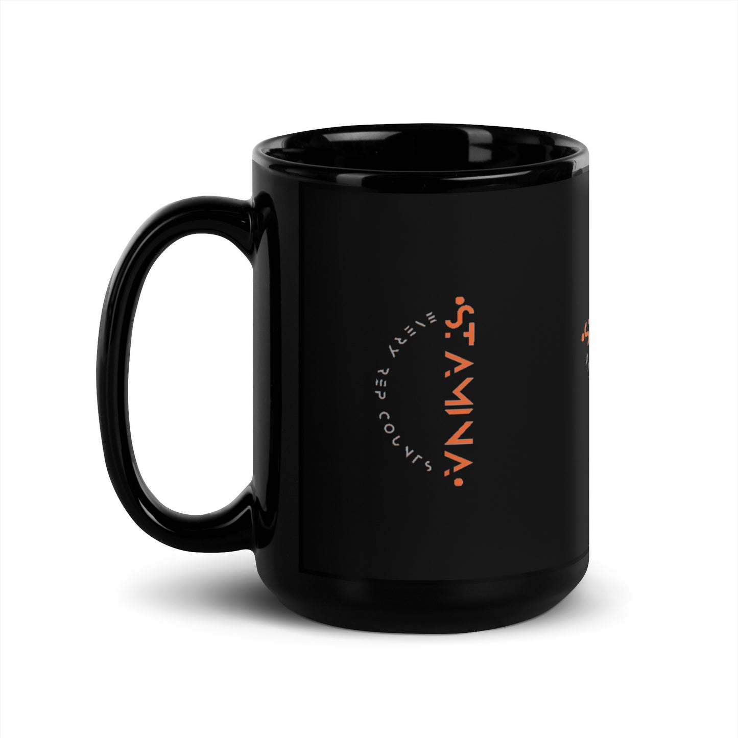 Stamina Black Glossy Mug