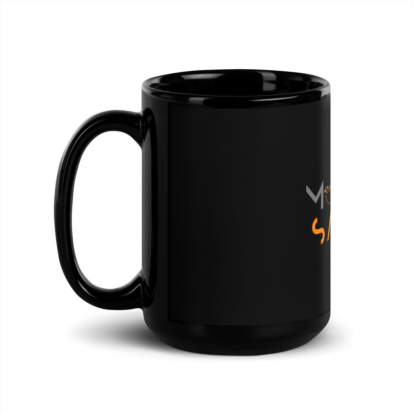 Modern Savage Black Glossy Mug