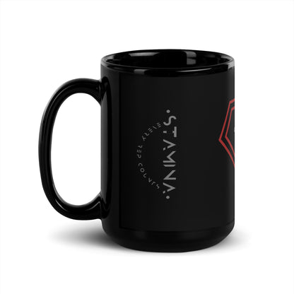 Superman Black Glossy Mug