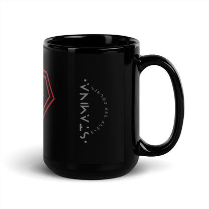 Superman Black Glossy Mug