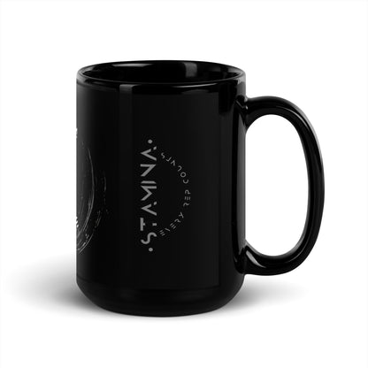 Power Fist Black Glossy Mug