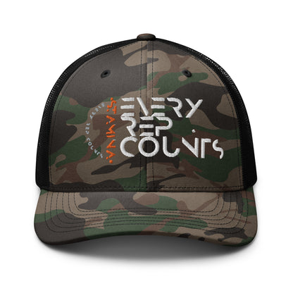 Every Rep Counts Camouflage trucker hat