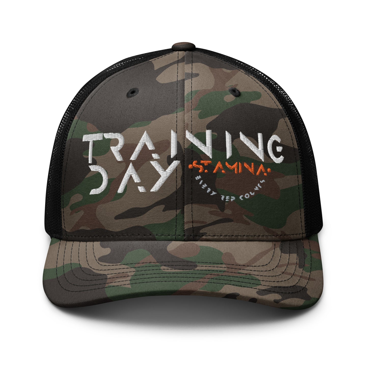 Training Day Camouflage trucker hat