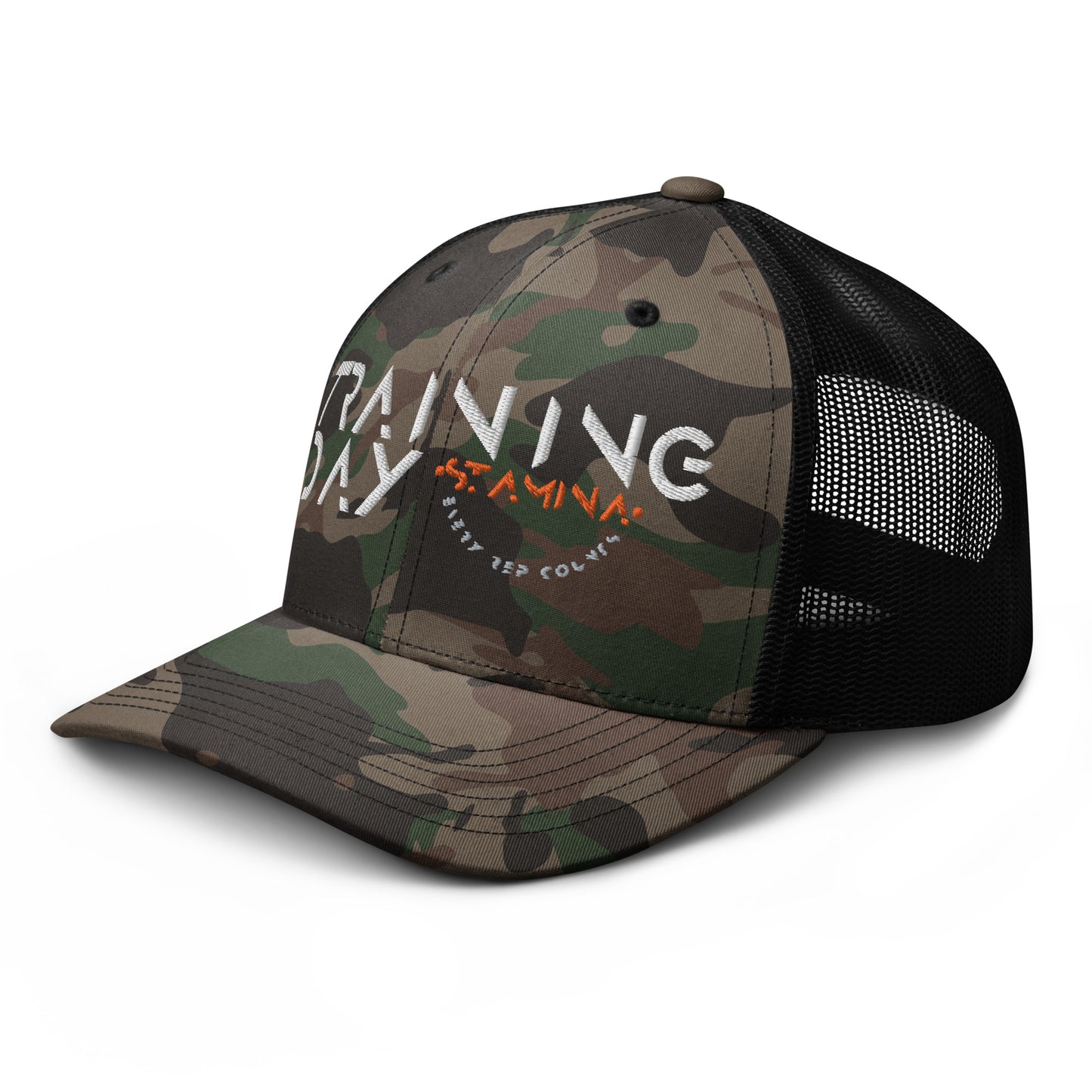 Training Day Camouflage trucker hat