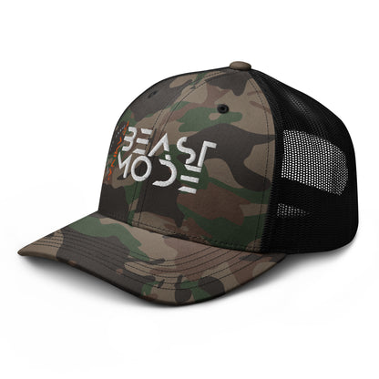 Beast Mode Camouflage trucker hat