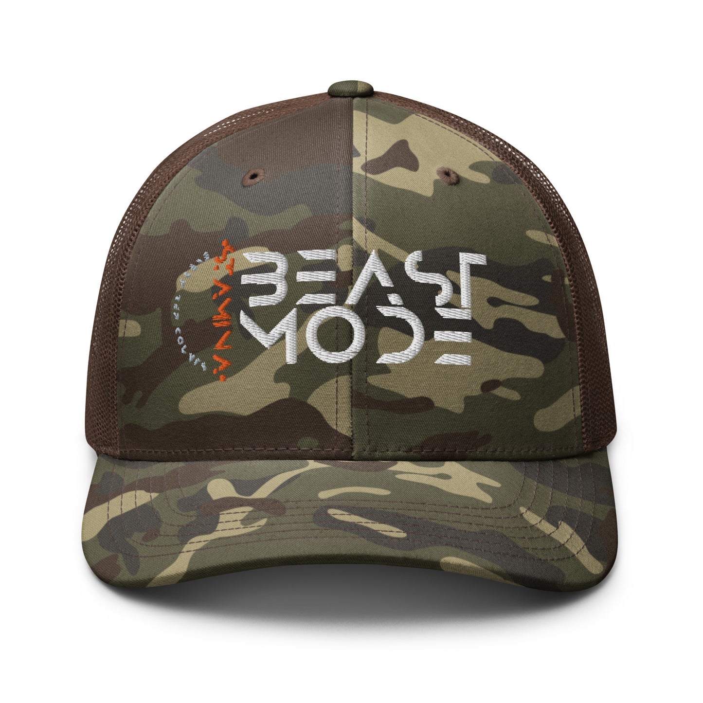 Beast Mode Camouflage trucker hat