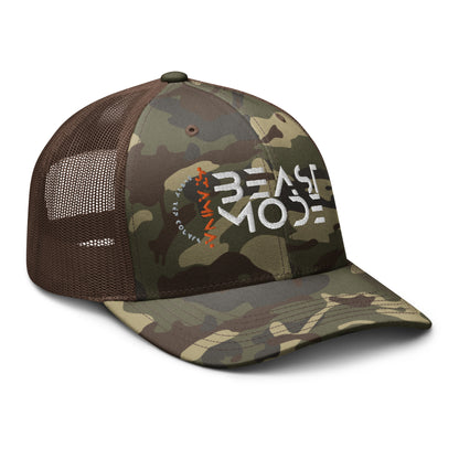 Beast Mode Camouflage trucker hat