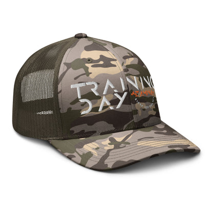 Training Day Camouflage trucker hat